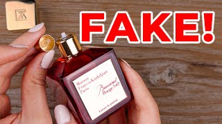 FAKE fragrance Baccarat Rouge 540 DONT GET SCAMMED Looks Like 393 Original [upl. by Wawro]