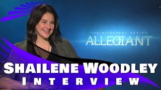 Shailene Woodley Interview Allegiant [upl. by Jocko]