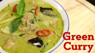 Thai Green Curry Recipe แกงเขียวหวาน  Hot Thai Kitchen [upl. by Brunella]