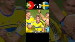 Portugal vs sweden 32 match highlights shorts football Ronaldo cr7 fifa worldcup youtube [upl. by Irafat]