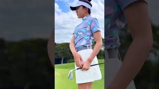 オーストラリア ジュニア契約選手 golf ゴルフシューズ ゴルフウェア ゴルフウェア fashion ゴルフウェアレディース ジュニアゴルファー ＃ゴルフ女子 [upl. by Aiet]