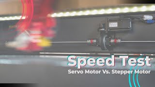 Servo Motor Vs Stepper Motor Speed Test [upl. by Perloff]