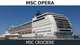 Departure of Cruise Ship MSC OPERA in Bari MSC Crociere  HD 2019 [upl. by Oludoet]