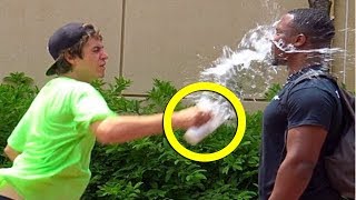 Top 5 quotWater in the Facequot Pranks Compilation 2K17  Try not to laugh or grin while watching this [upl. by Barmen]