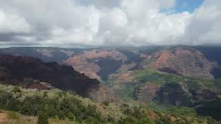 Waimea Canyon drone shot [upl. by Patten]