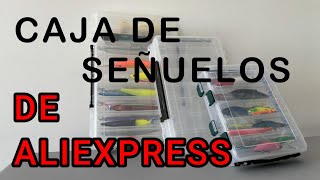 CAJA DE SEÑUELOS DE PESCA DE ALIEXPRESS spinning yozuri rapala flyfishing [upl. by Uzzi]