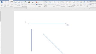 How to Draw Straight Lines Vertical amp Horizontal in MS Word 20032016 [upl. by Kistner813]