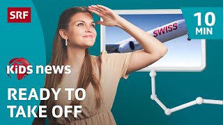 SRF Kids News In die Ferien fliegen – so läufts am Flughafen Zürich  Kindervideos [upl. by Pillsbury]