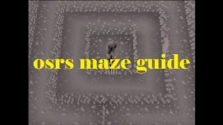 OSRS Maze random event how to do it fast [upl. by Leff699]