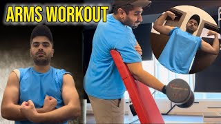 Super Pump Arm Workout Urdu  The Bulk Day 29 [upl. by Neri861]