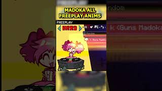 NEW UPDATE Madoka All Freeplay Animations 😭 FNF [upl. by Annyl]