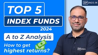 Best Nifty 50 Index Mutual Fund  Top 5 Index Fund for SIP in 2024  Best Index Funds for Long Term [upl. by Nivek]