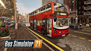 Bus Simulator 21 – Alexander Dennis    GAMEPLAY [upl. by Fennelly]