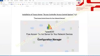 How to Install Tacacs Server  Terminal Access controller Access Control System  TacGUI  Quick Lab [upl. by Edia805]