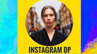 Instagram dp creative photo editing tutorial [upl. by Fadiman]