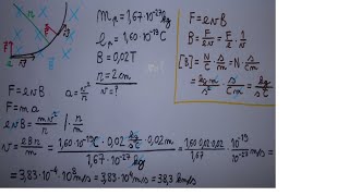 Esercizio  forza magnetica su un protone [upl. by Gurevich30]