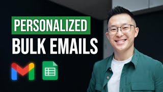 Send Personalized BULK Emails in Gmail for FREE [upl. by Annauqal]