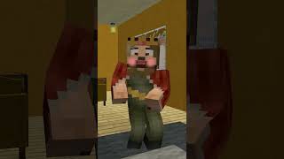 Karısının Bir Tanesi Çat Çat Çat Çat 😅😂🤣  Minecraft shorts [upl. by Anerul]