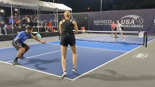 Bronze Medal Match Mixed 50 19 Pickleball at Nationals 2023 [upl. by Anilahs]