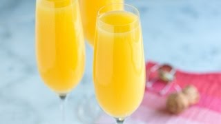 How to Make The Best Mimosa Recipe  Classic Mimosa Cocktail [upl. by Enelloc]