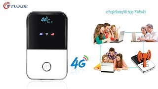 4G LTE Best Travel Router With Sim Card Slot [upl. by Haymo]