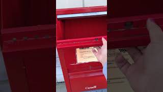 How to use a Canada Post mailbox to send a parcel or large letter CanadaPost EducationalVideo [upl. by Damek703]