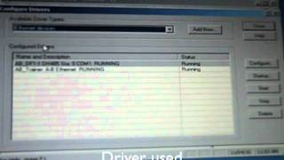 Creating an EtherNet Device Driver in RSLinx for an AllenBradley PLC [upl. by Leumek]