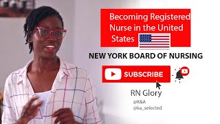 USA🇺🇸 RN Journey New York Board of Nursing Registration Process [upl. by Nwhas]