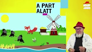 Kalap Jakab  A part alatt három varjú kaszál gyerekdal animáció [upl. by Notpmah637]