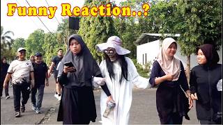 Ada Hantu di belakangmu  Ghost Prank in Public [upl. by Pyszka]