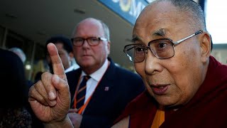 Lob vom Dalai Lama für Kanzlerin Merkel [upl. by Oriana]