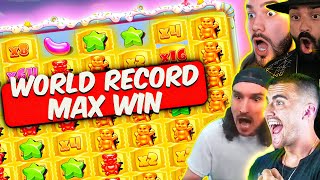 SUGAR RUSH 1000 MAX WIN Top 5 World Record Wins Roshtein FrankDimes Woods [upl. by Acirret]