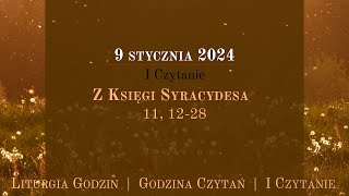 GodzinaCzytań  I Czytanie  9 stycznia 2024 [upl. by Hare819]