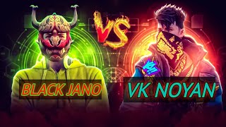 Though Match BLACK JANO VS VK NOYAN 1 VS 1 ROOM ONE TAP [upl. by Annaoy]