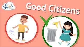 Good Citizenship amp Social Skills for Kids  Being a Good Citizen  Kids Academy [upl. by Cord]