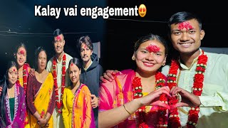 Kalay vai ko engagement Yesto Sama Ramilo Voyo😱Happy Marriage Life kalay vai❤️ [upl. by Yzmar186]