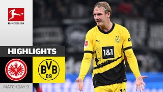 Brandt Saves BVB in 6Goals Drama  Eintracht Frankfurt  Borussia Dortmund 33  Highlights  MD 9 [upl. by Bjorn44]