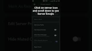 How to get a emoji name of a server in Discord Mobile roduz discord howto how emoji name [upl. by Ginelle210]