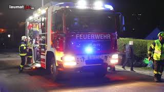 Drei Feuerwehren bei Brand in Peuerbach im Einsatz [upl. by Cruickshank]