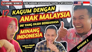 🇲🇾🇮🇩 KAGUM DENGAN ANAK MALAYSIA INI YANG FASIH BAHASA MINANG INDONESIA  Laie Kamek Basonyo ☺️👍 [upl. by Attenna]