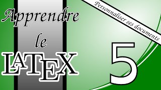 5  Personnaliser vos documents LaTeX  modifier vos items méthode intermédiaire [upl. by Arola]