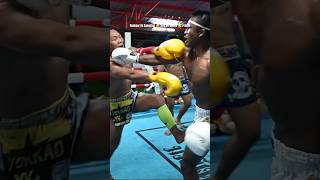 Buakaw Vs Saenchai 😅 Size Vs Speed 😮‍💨 Friend Vs Friend 🙏 shorts [upl. by Ausoj]