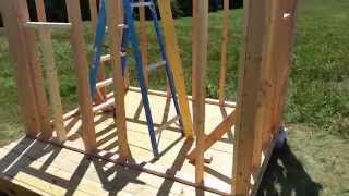 How to build a shedplayhouse chapter 2 framing [upl. by Pearse394]