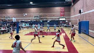 AVC 14 vs SF Elite 14 112424 WCVBA Spike Fest Boys Volleyball Blake Moua 1 [upl. by Kcirad482]