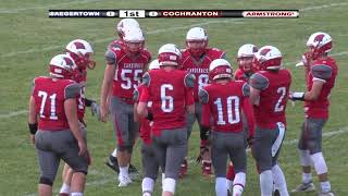 SaegertownCochranton High School Football Sept 8 2017 [upl. by Ahtael886]