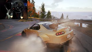 Toyota Supra Drifting  CarX Street PC  Steering Wheel Gameplay [upl. by Wolbrom]