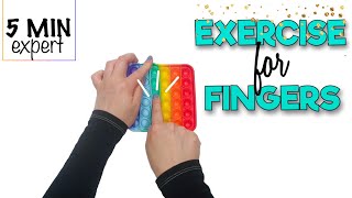 POP IT Fingers Warm Up Advanced Exercise Routine for Writing Skills [upl. by Murray833]