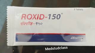 Hindi doctor Roxid 150 tablet uses side effects complications [upl. by Arrehs]