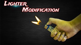 Transforming a Regular Lighter into a JetFlame Torch  Modification Tutorial YourRockyOfficial [upl. by Llorre]