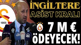 GALATASARAY TRANSFERİ KAPTI İNGİLTERE ASİST KRALI [upl. by Quintina]